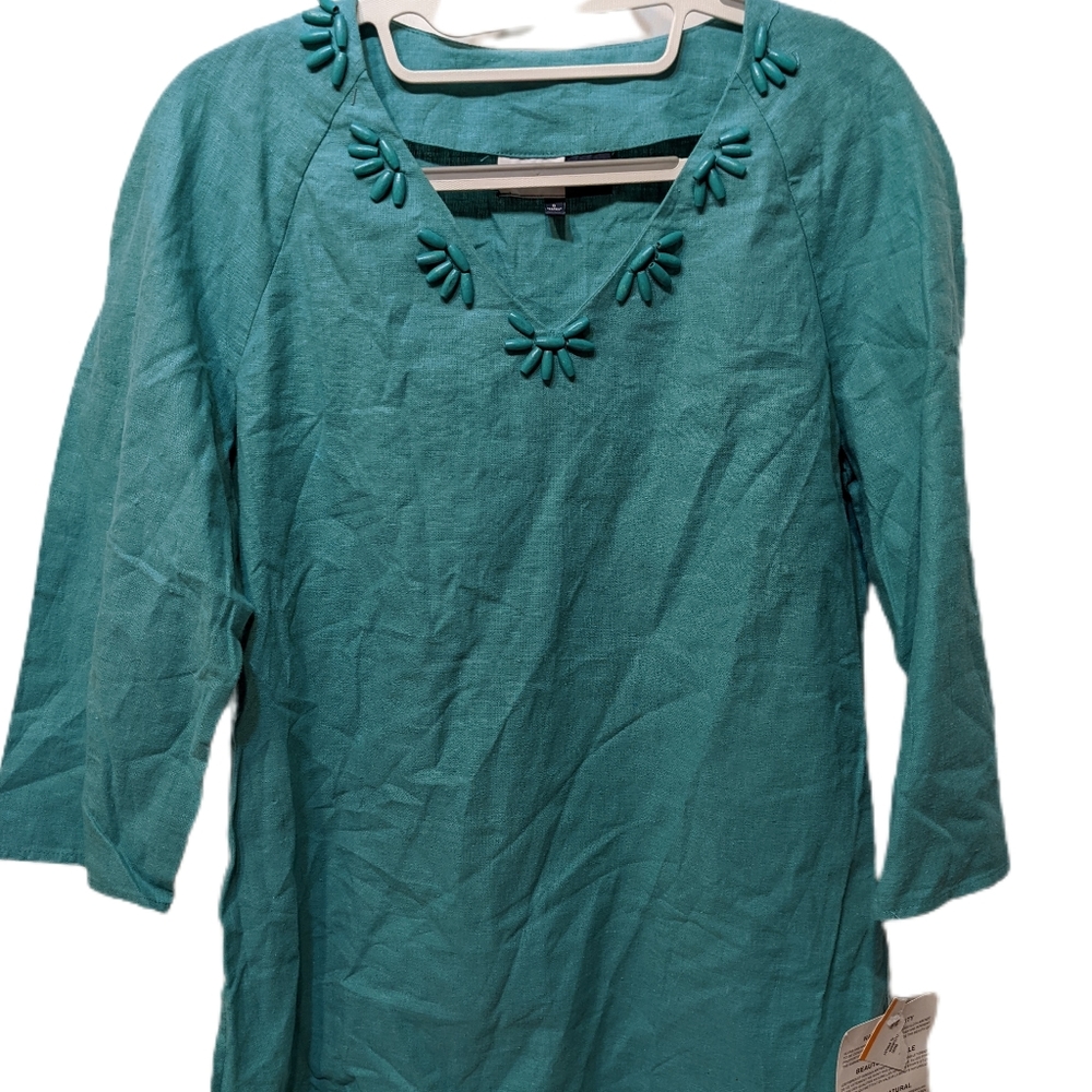 Jones Wear Studio green shirt size small new with tags